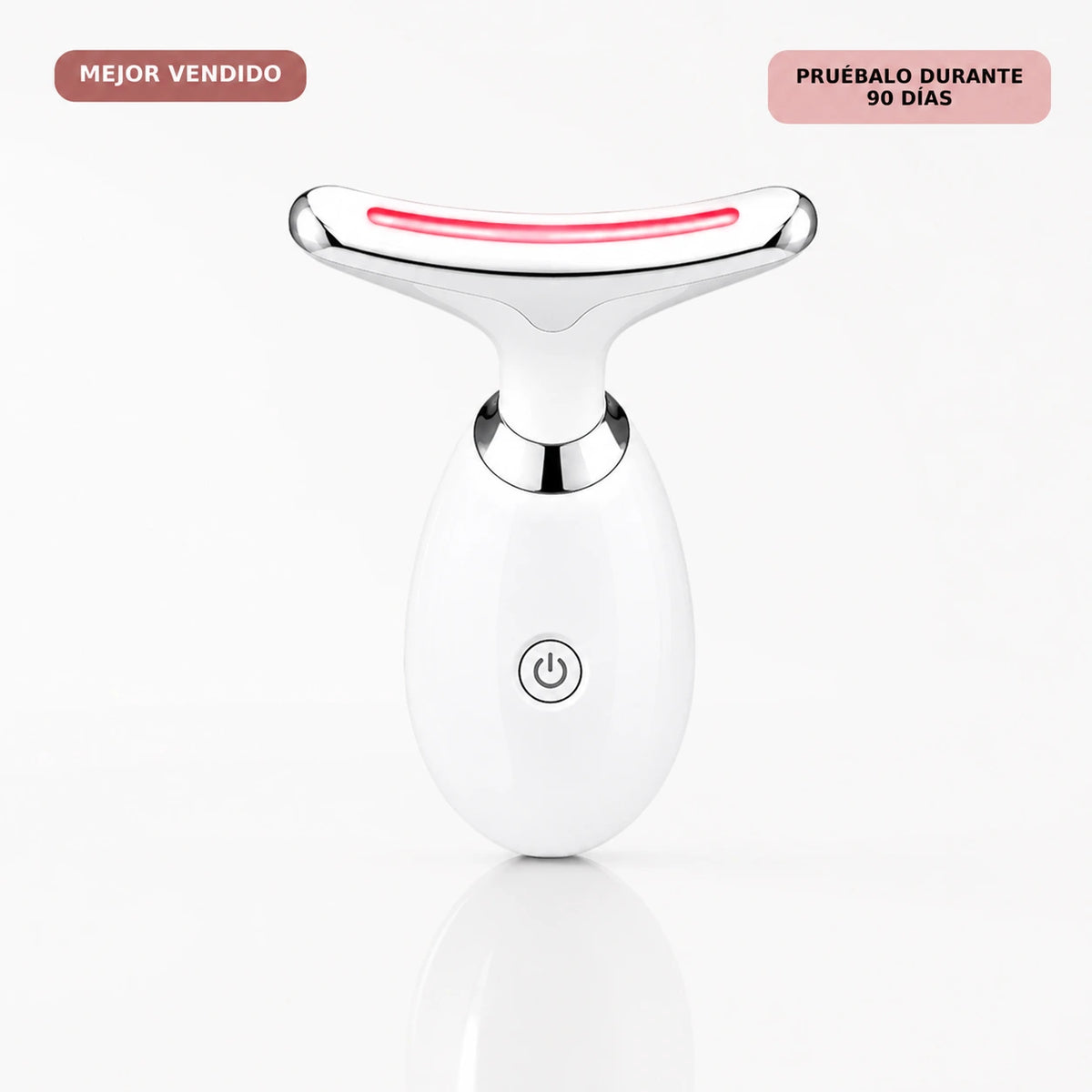 Masajeador facial LED + EMS