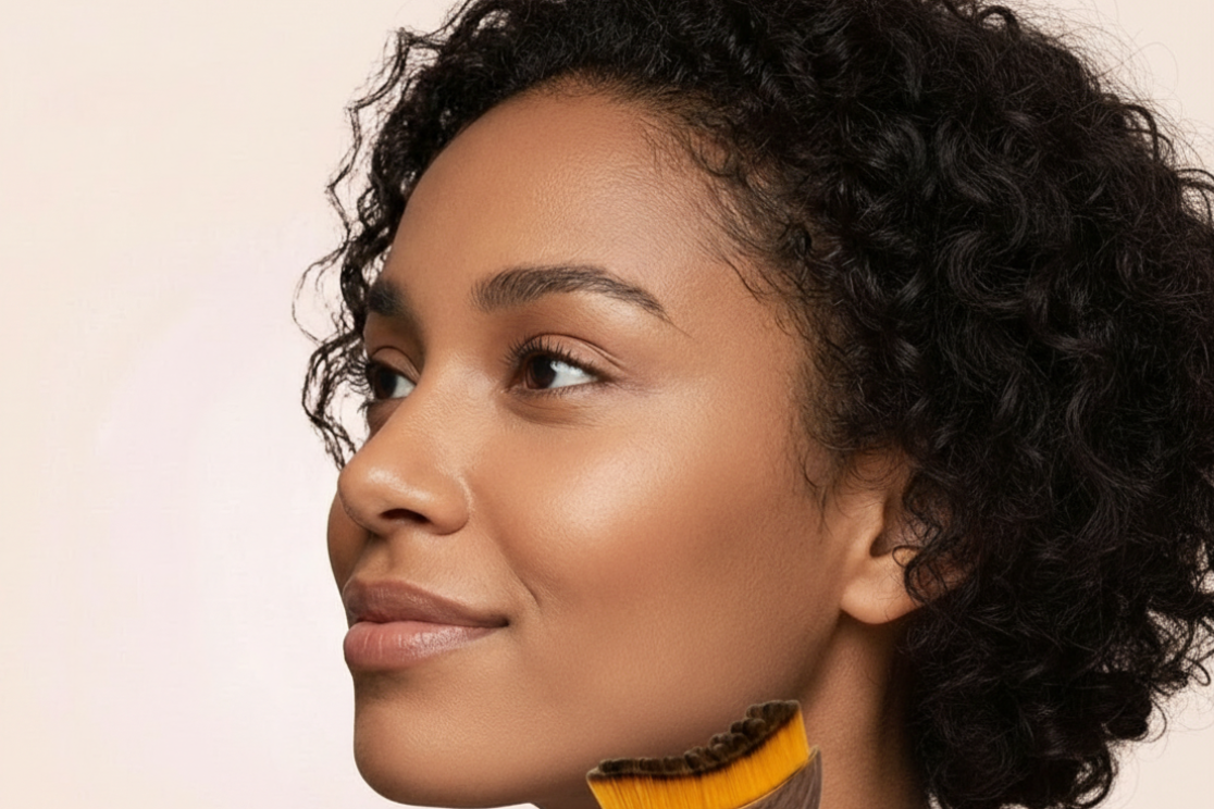 Cepillo facial de contorno linfático