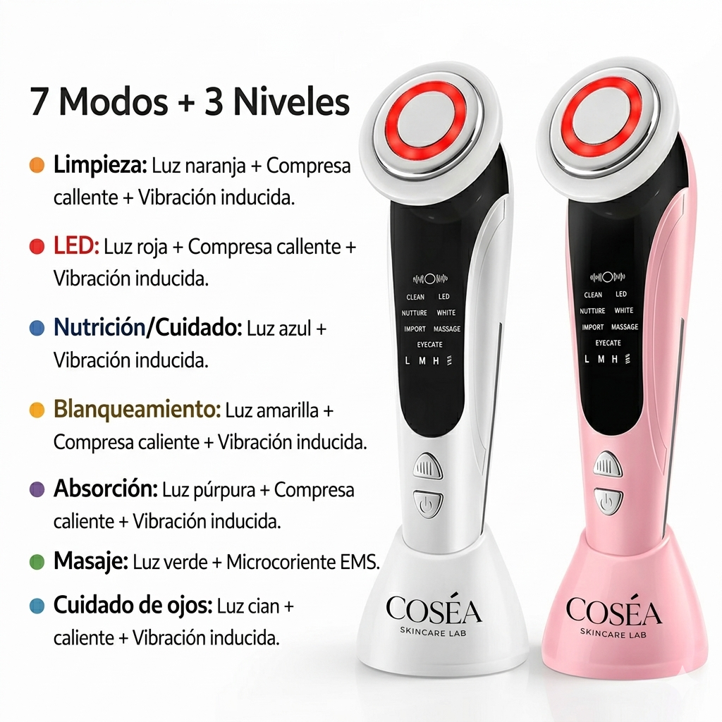 Masajeador Facial LED Pro