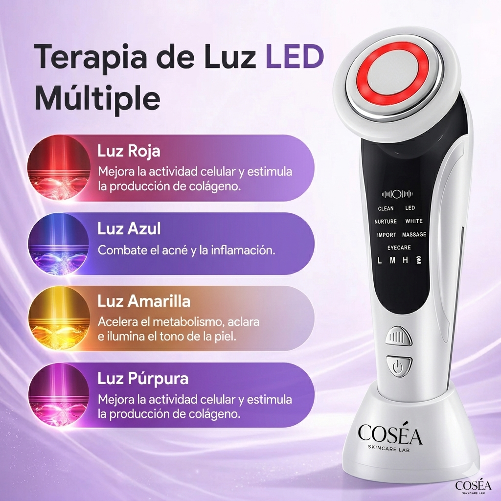 Masajeador Facial LED Pro