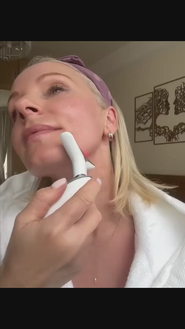 Masajeador facial LED + EMS